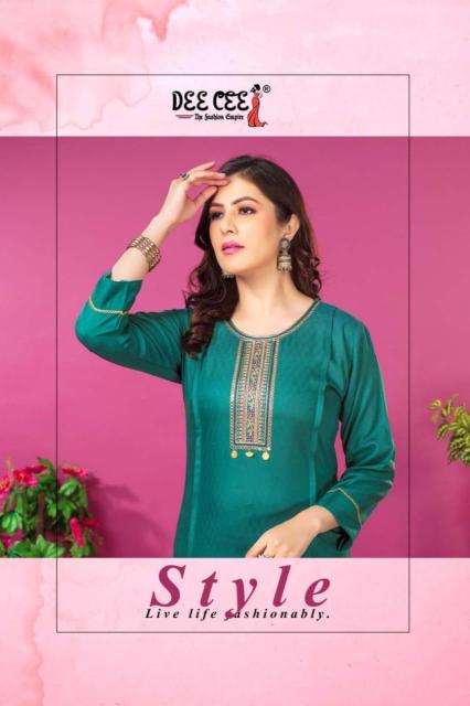 Deecee Prashita Fancy Embroidery Kurti Collection