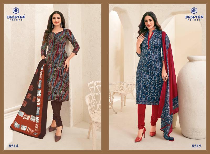 Deeptex Miss India Vol 85 Cotton Printed Dress Material