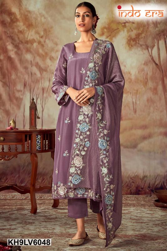 Indo Era 2484 Floral Embroidered Kurti Bottom With Dupatta