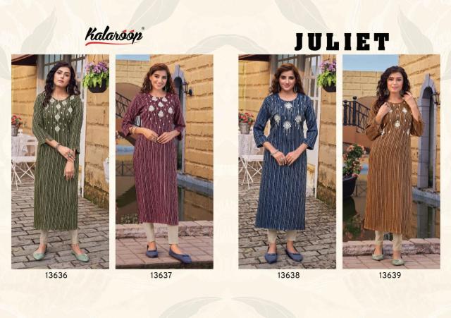 Kalaroop Juliet Fancy Designer Long Kurti Collection