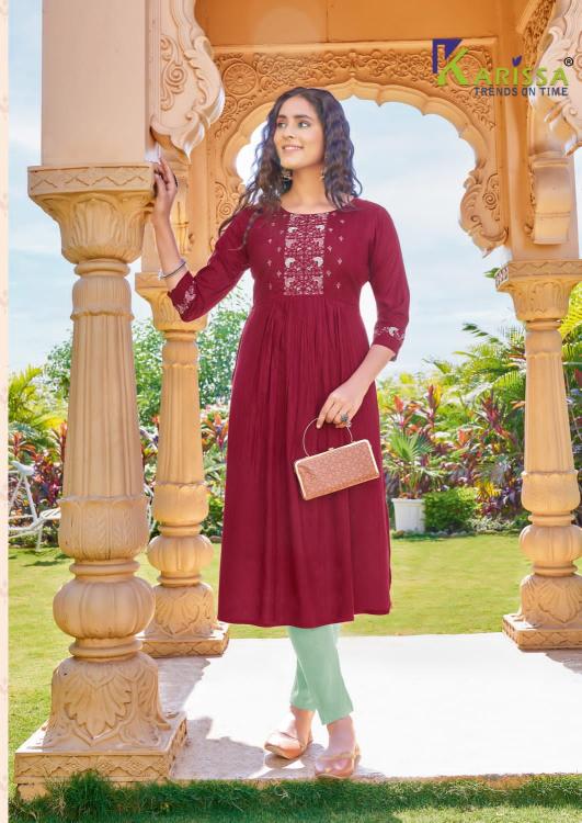 Karissa Vatika Fancy Designer Long Kurti Collection