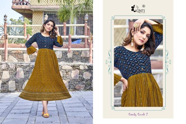 Kinti Candy Crush 2 Designer Long Kurti Collection