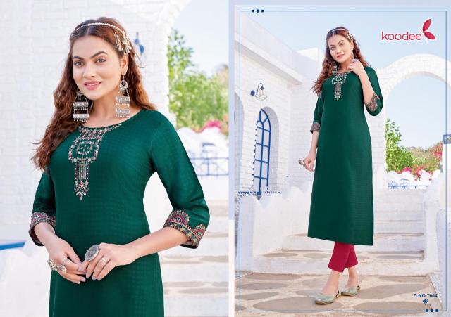 Koodee Raas 1 Festive Designer Long Kurti Collection