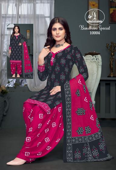 Miss World Bandhni Vol 10 Cotton Printed Dress Material