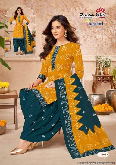 Patidar Mills Bandhani Special Vol 35 Cotton Dress Material