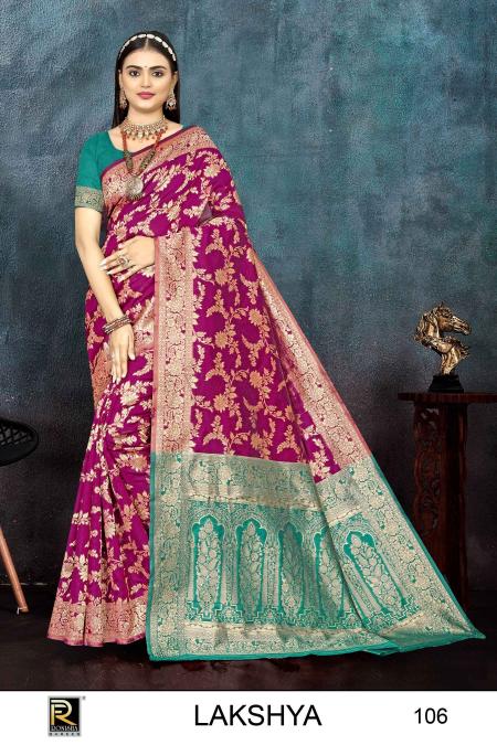 Ronisha Lakshya Banarasi Silk Saree Collection