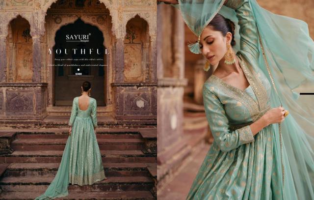 Sayuri Apsara Viscose Designer Gown With Dupatta Collection