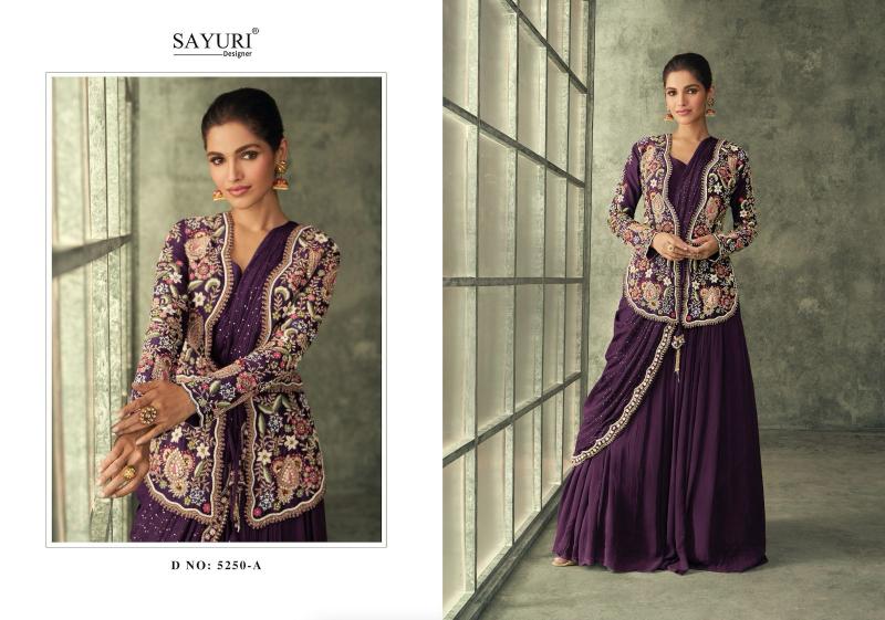 Sayuri Evergreen Special 5250 Colours Designer Gown Collection