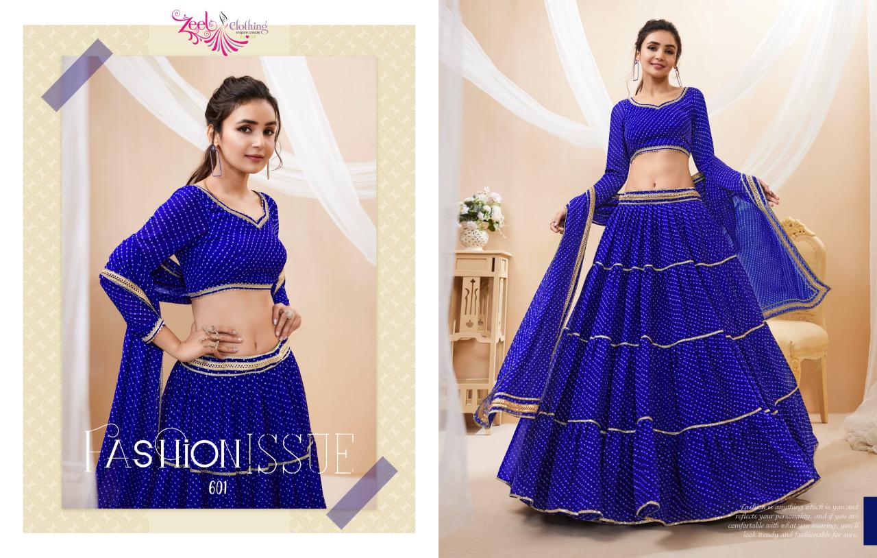 Zeel Lavish Vol 1 Georgette Designer Lehenga Collection