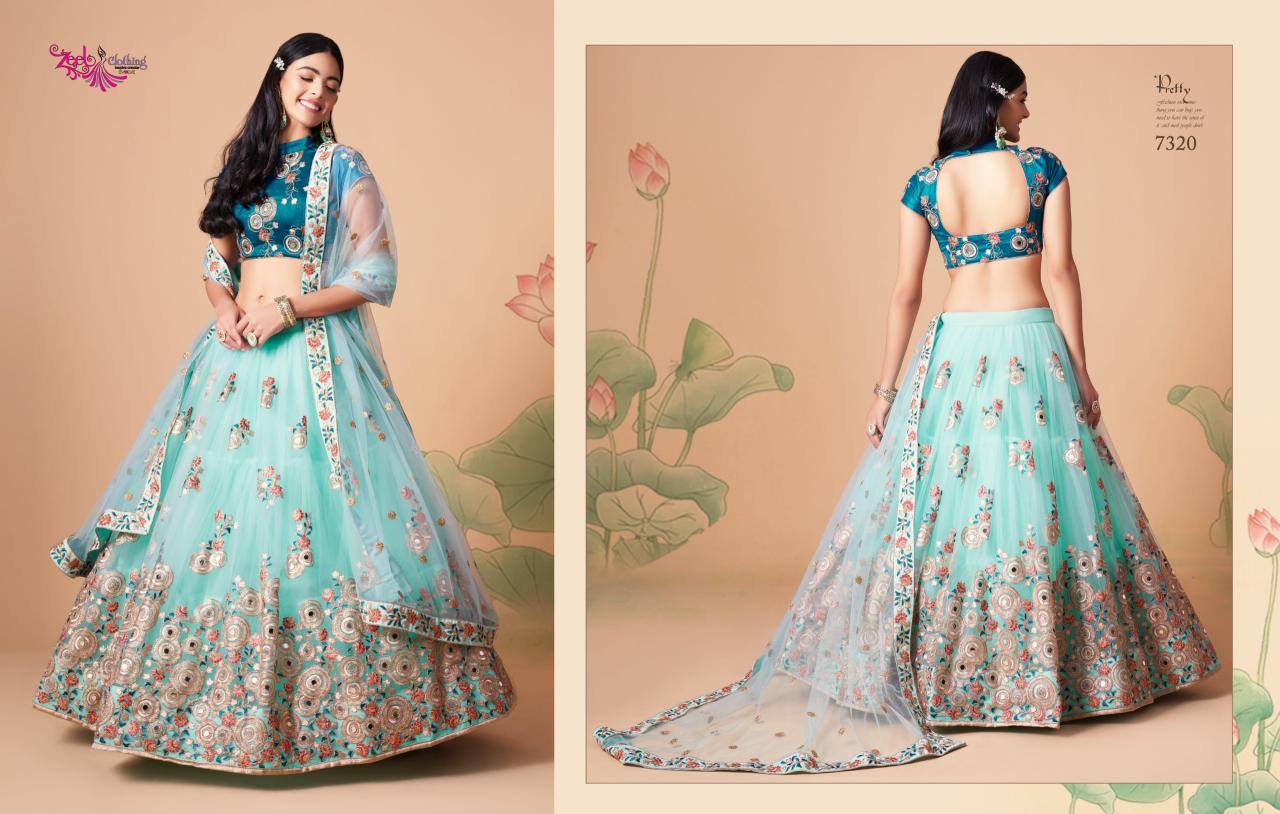 Zeel Neo Romantic Vol 3 Designer Soft Net Lehenga Collection