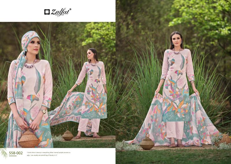 Zulfat Hakoba Vol 2 Cotton Printed Dress Material Collection