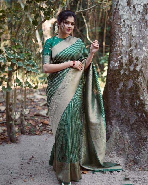 Aab Jalpari Designer Soft Lichi Silk Saree Collection