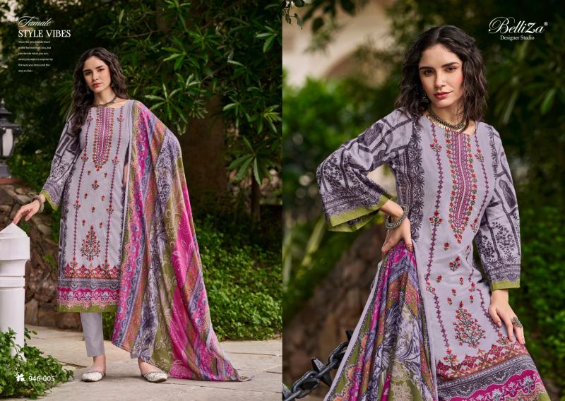 Belliza Bin Saeed Vol 5 Cotton Digital Printed Dress Material