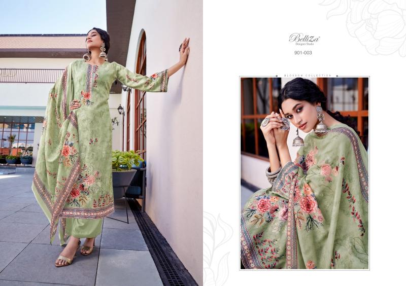 Belliza Naazia Cotton Digital Printed Dress Material Collection