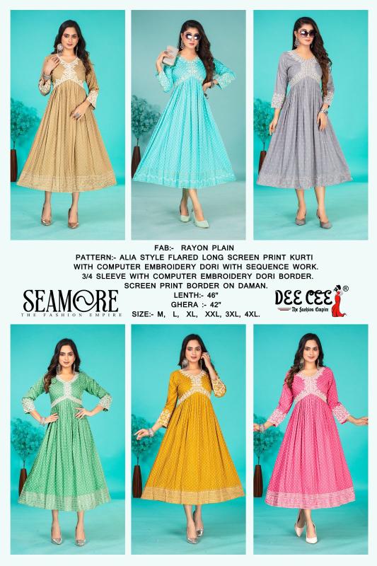 Deecee Seamore Rayon Aliya Style