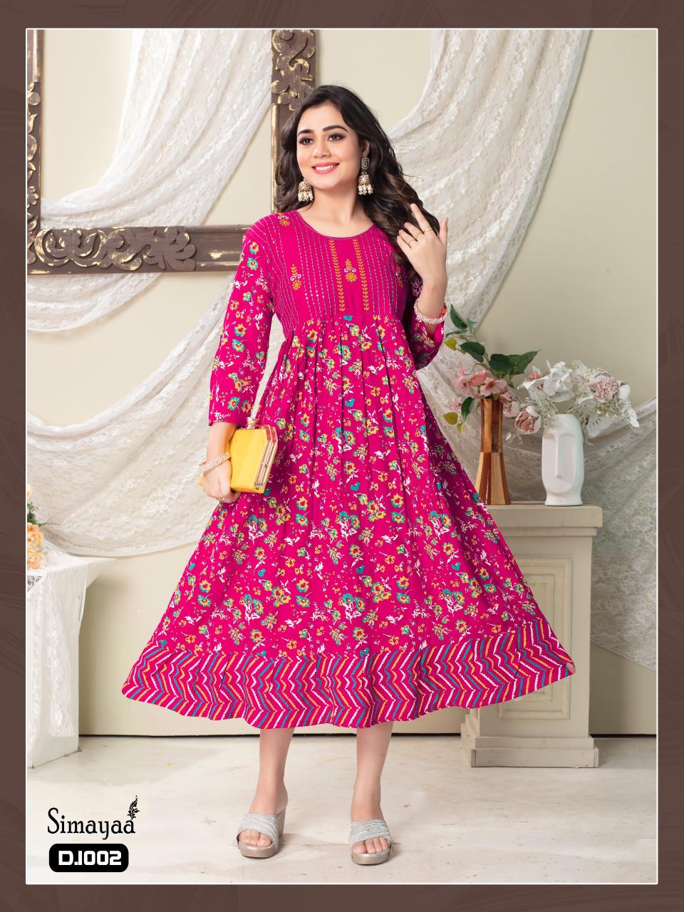 Fashion Talk Simayaa Foil Printed Kurti Collection