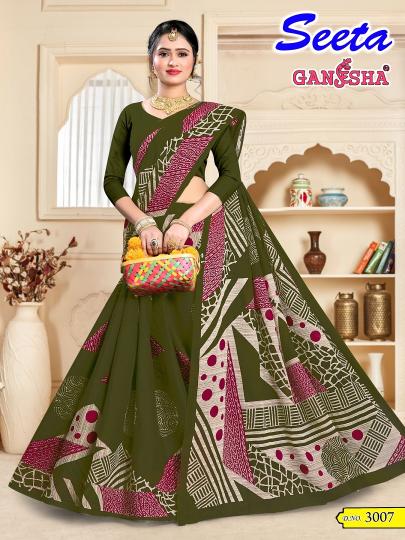 Ganesha Seeta Vol 3 Cotton Printed Saree Collection