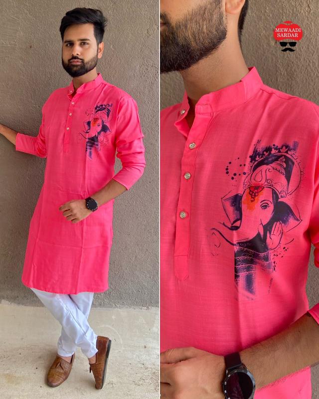 Ganpati Special 2 Cotton Printed Kurta Collection