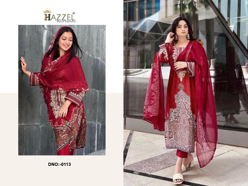 Hazzel 0113 Chiffon Dupatta