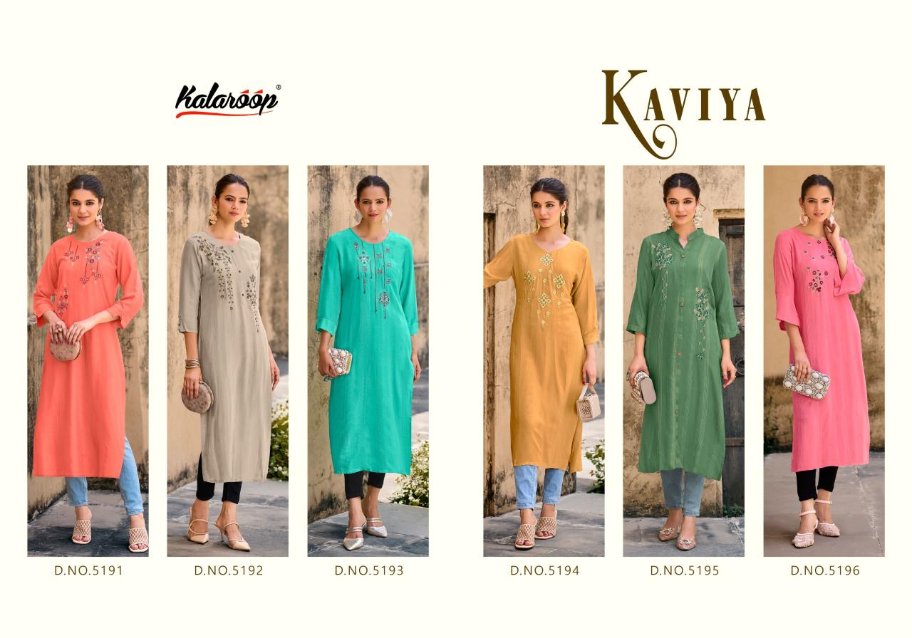 Kalaroop Kaviya Trendy Wear