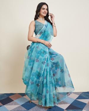 Maahi 132 Party Wear Flower Printed Super Net Saree Collection