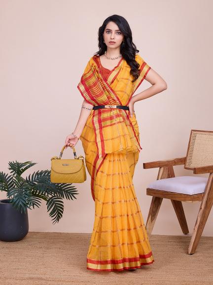 Maahi 153 Casual Kota Doriya Cotton Saree Collection