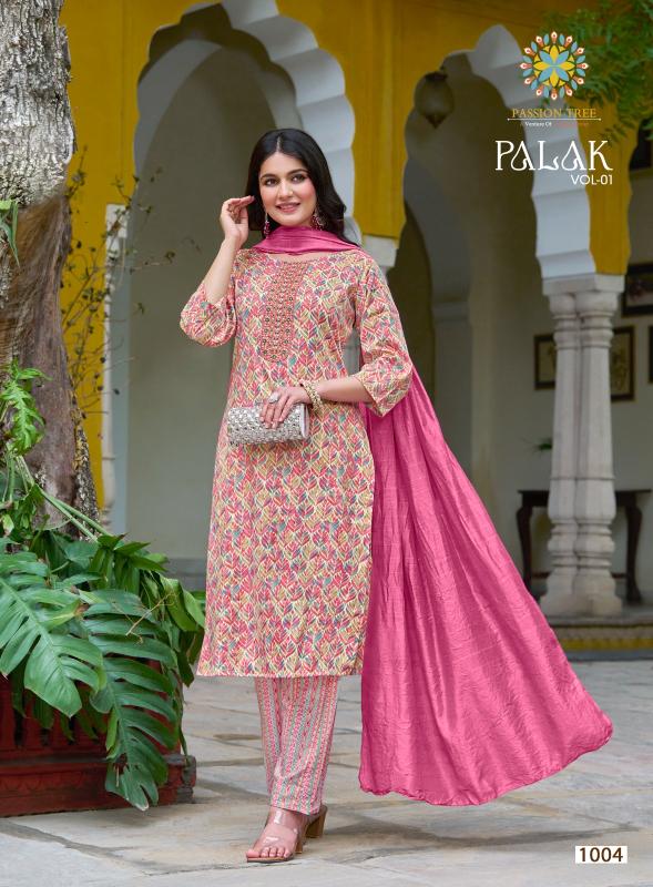 Palak Vol 1 By Passion Tree Printed Ready Made Collection