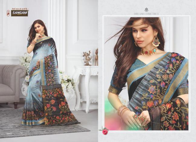 Sangam Eliza Nx Cotton Silk Saree Collection