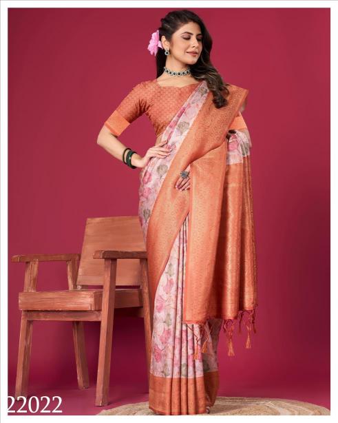 Sethnic Dionne Vol 4 Premium Copper Silver Saree Collection