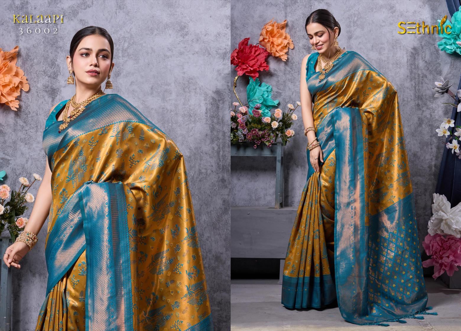 Sethnic Kalaapi Designer Kanjivaram Silk Saree Collection