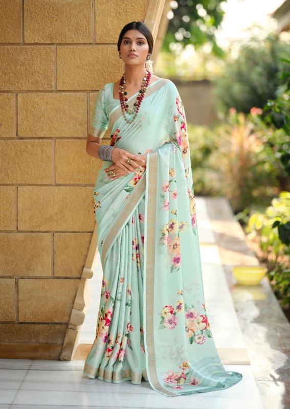 Stavan Sahar Viscose Printed Designer Saree Collection