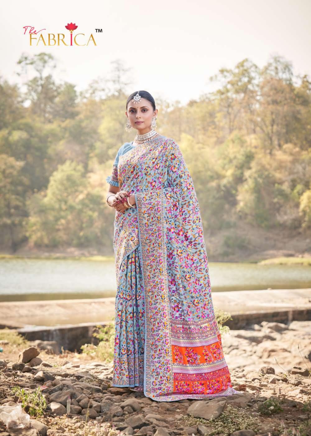 The Fabrica Kashmiri Vol 1 New Designer Wedding Saree