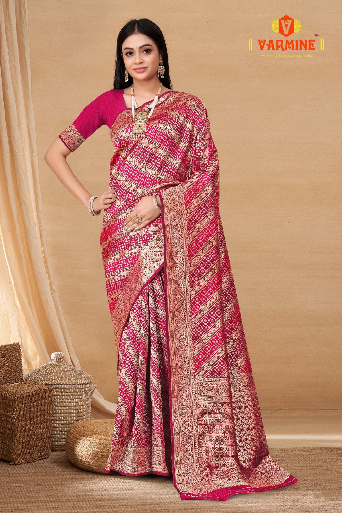 Varmine Amruti Vol 80 Designer Banarasi Silk Saree Collection