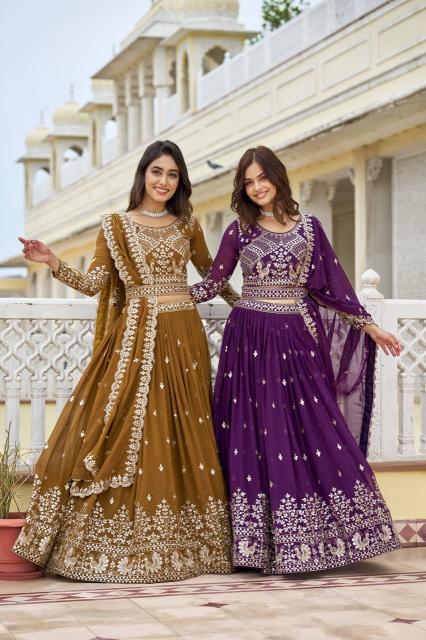 Anamika Vol 105 Georgette Designer Lehenga Choli Collection