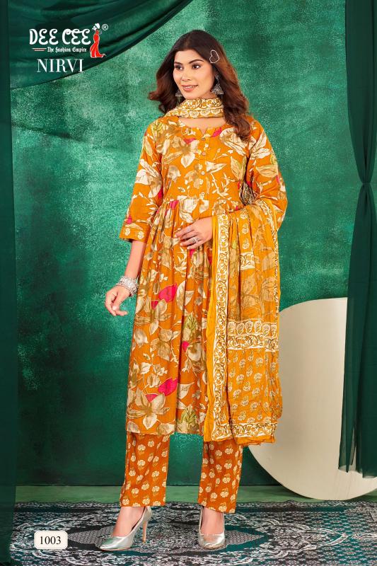 Deecee Nirvi Cotton Kurti Bottom With Dupatta