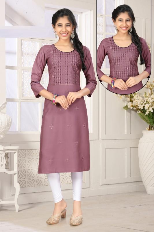 Karishma Vol 7 Rayon Kurti Kids Wear Collection