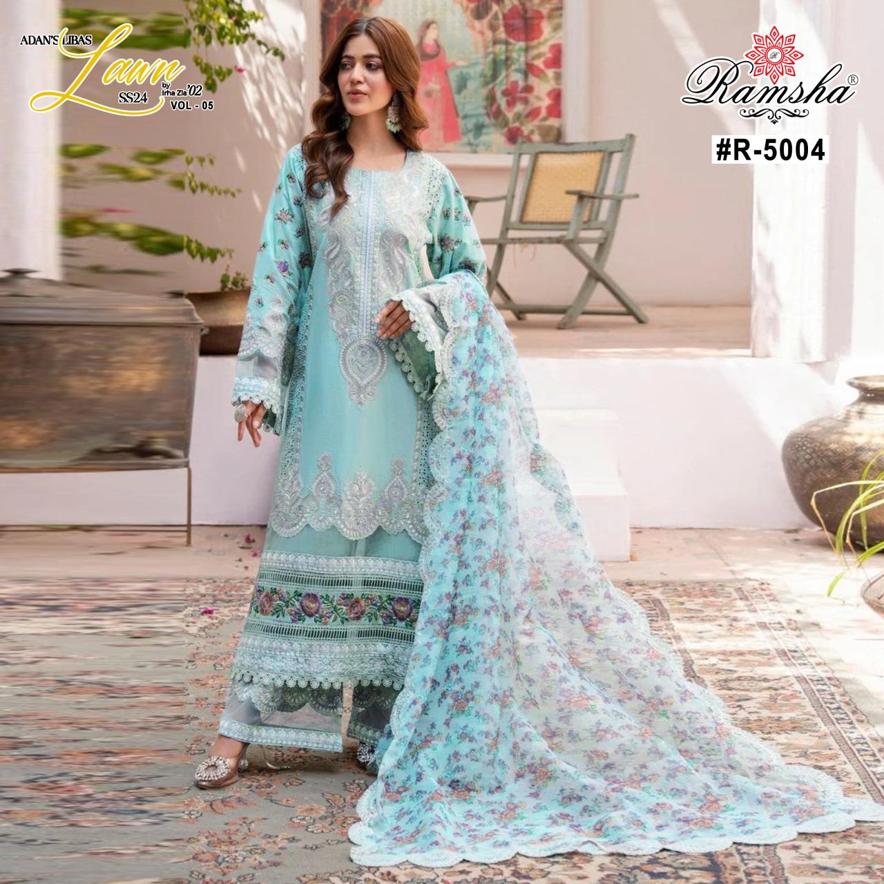 Ramsha Adan Libas Vol 5 Embroidered Ready Made Pakistani Suits