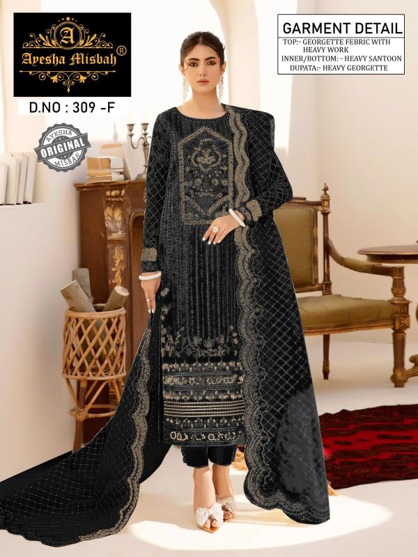 Ayesha Misbah 309 Georgette Pakistani Salwar Kameez