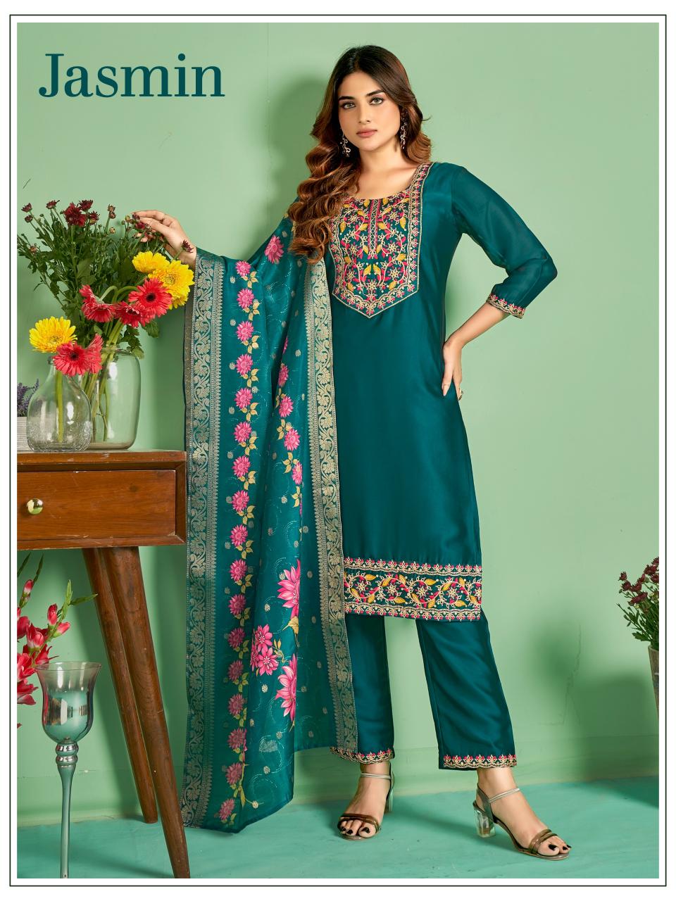 Banwery Jasmin Kurti Bottom With Dupatta Collection