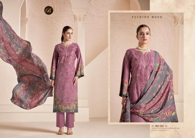 Belliza Mannat Pashmina Dress Material Collection