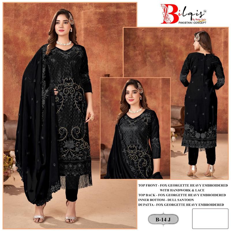 Bilqis B 14 I And J Pakistani Salwar Kameez Collection