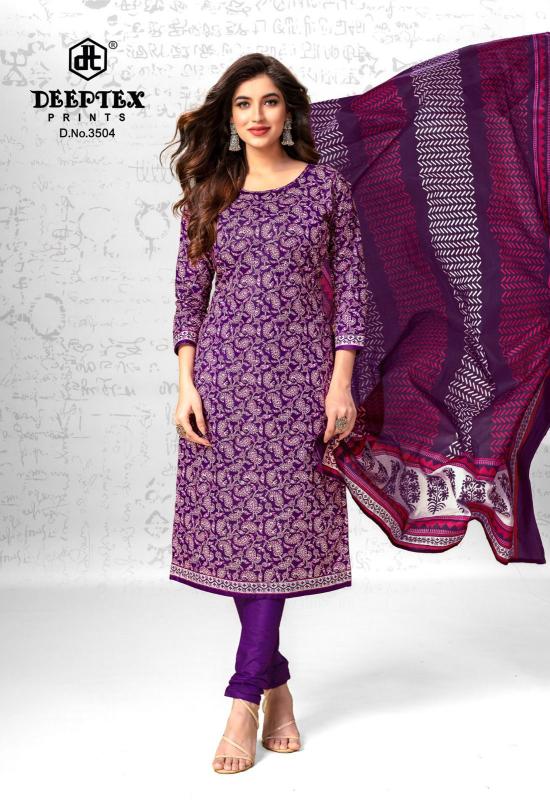 Deeptex Chief Guest Vol 35 Cotton Dress Material