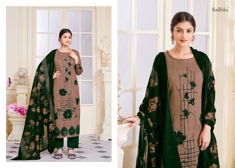 Radhika Azara Tahira Cotton Dress Material Collection