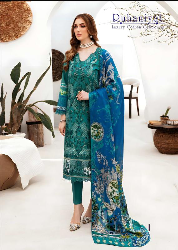 Ruhaniyat Vol 6 Karachi Cotton Dress Material Collection