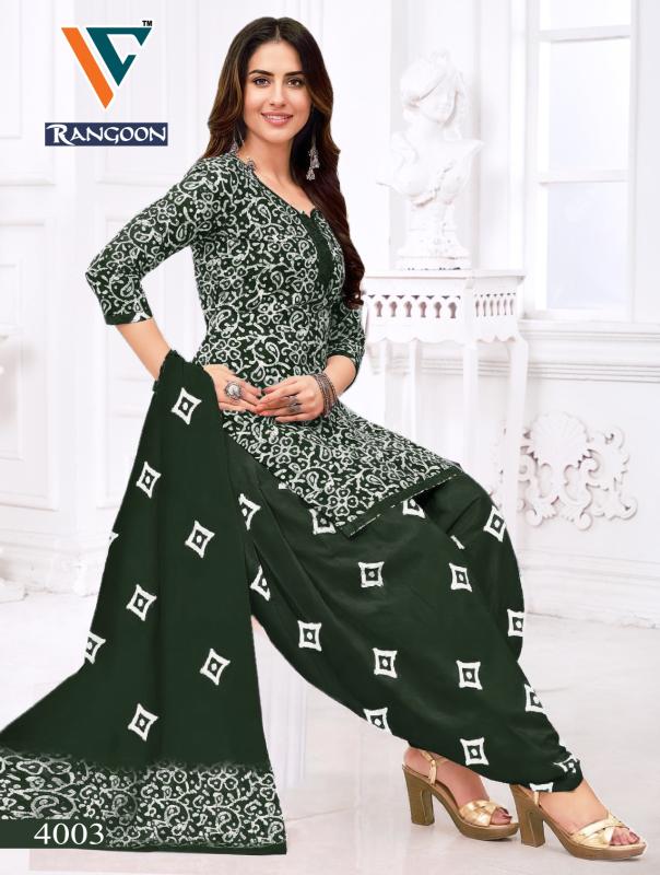 Vandana C Rangoon Vol 4 Cotton Dress Material Collection