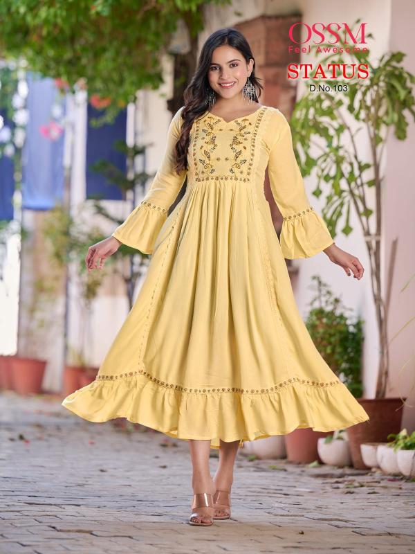 `Fancy Party Wear Designer Long Kurti Collection