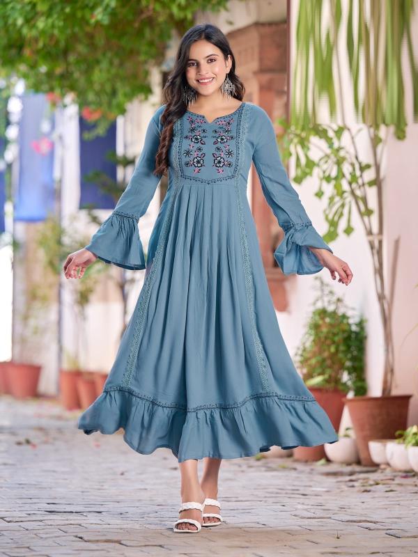 `Fancy Party Wear Designer Long Kurti Collection