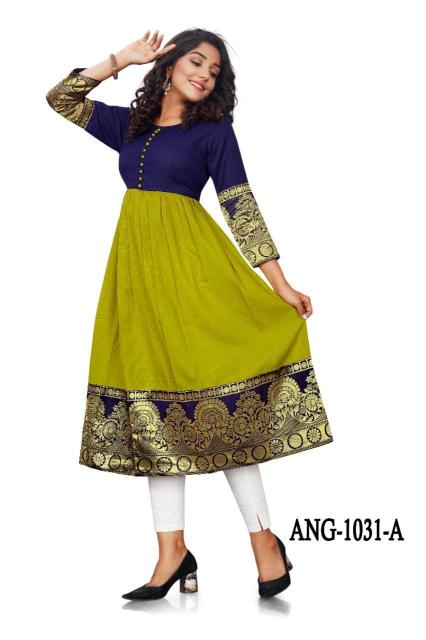 12Angel 1031 Summer Special New Long Kurti Collection