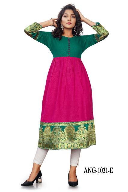 12Angel 1031 Summer Special New Long Kurti Collection