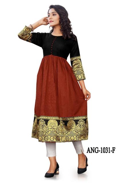 12Angel 1031 Summer Special New Long Kurti Collection